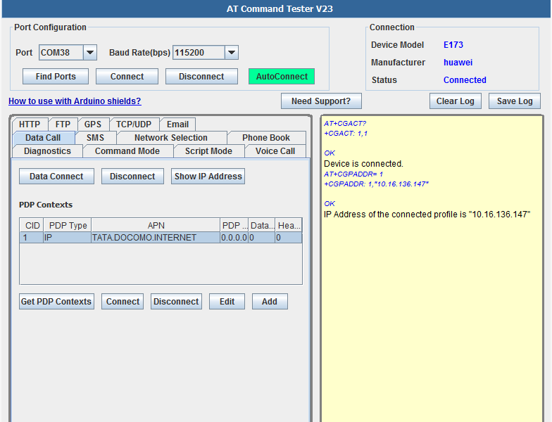 AT Command Tester