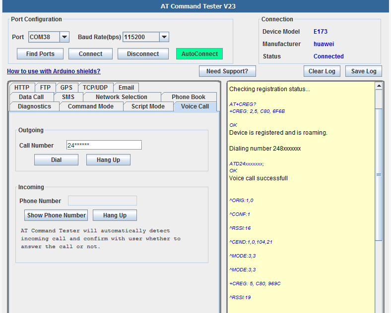 AT Command Tester